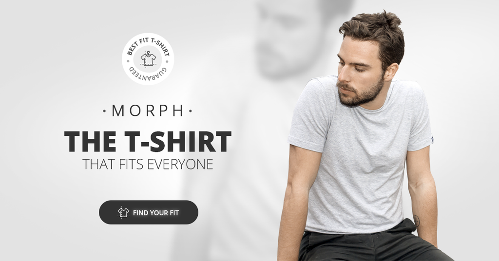 Steps and tips to find the right size of MORPH t-shirt
